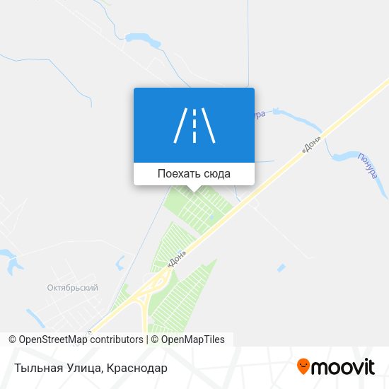 Карта Тыльная Улица