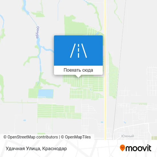 Карта Удачная Улица