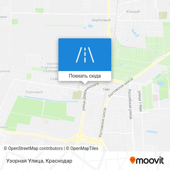 Карта Узорная Улица
