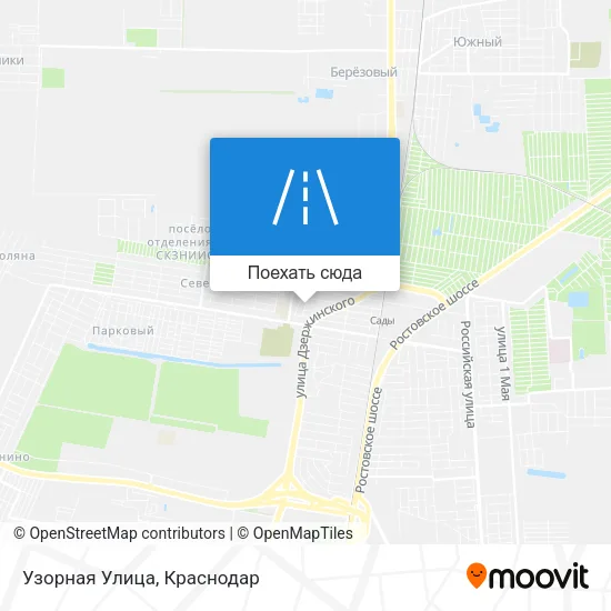 Карта Узорная Улица
