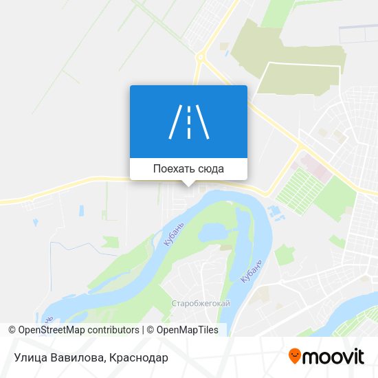Карта Улица Вавилова