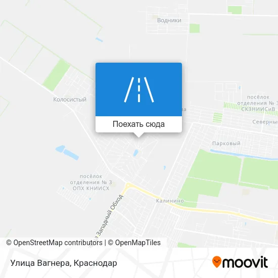 Карта Улица Вагнера