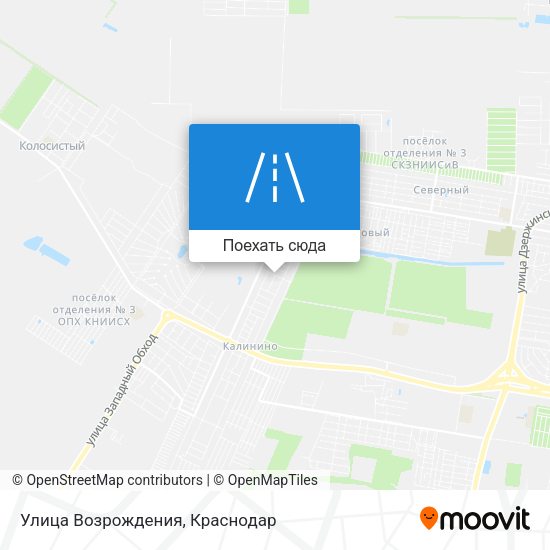 Карта Улица Возрождения