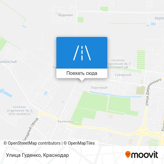 Карта Улица Гуденко