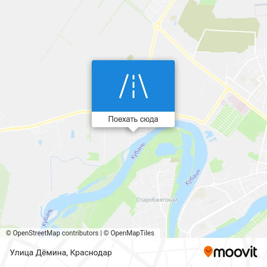 Карта Улица Дёмина