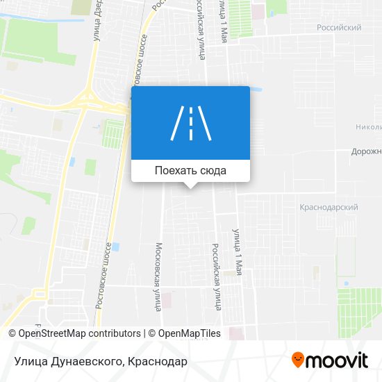 Карта Улица Дунаевского
