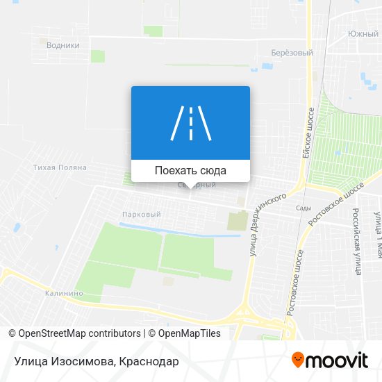 Карта Улица Изосимова