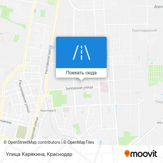 Карта Улица Карякина
