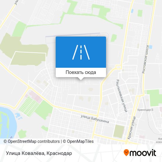 Карта Улица Ковалёва