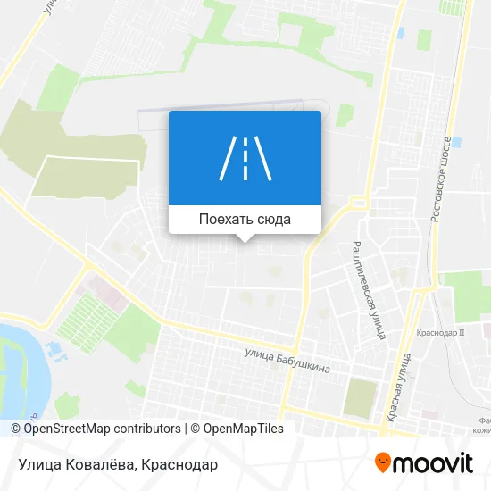 Карта Улица Ковалёва