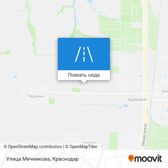Карта Улица Мечникова