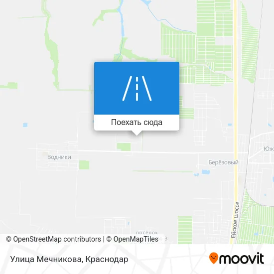 Карта Улица Мечникова