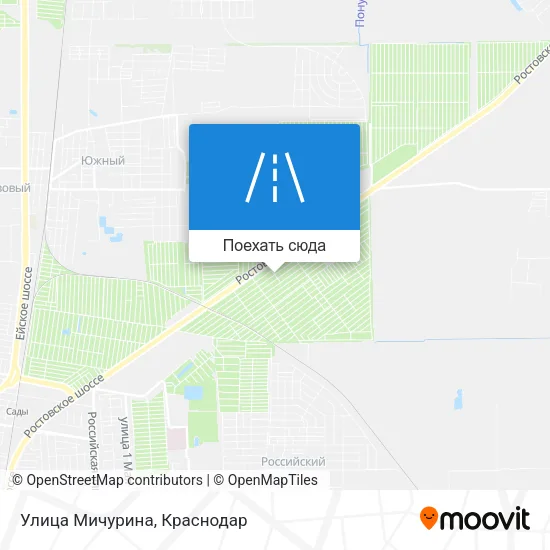 Карта Улица Мичурина