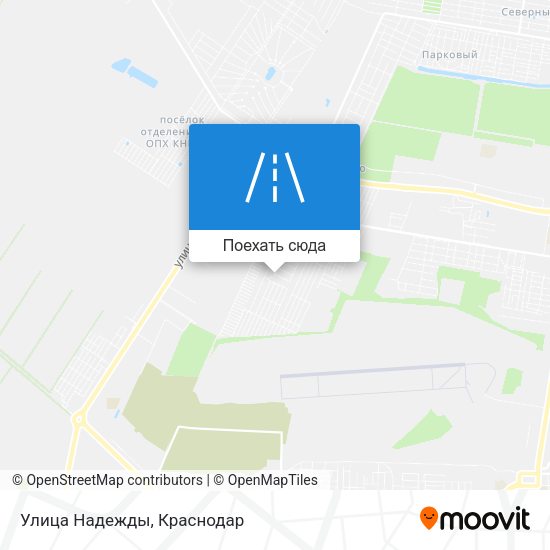 Карта Улица Надежды