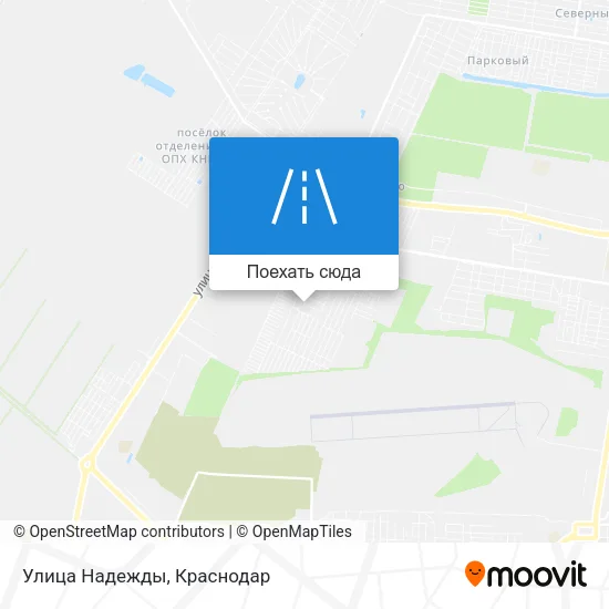 Карта Улица Надежды