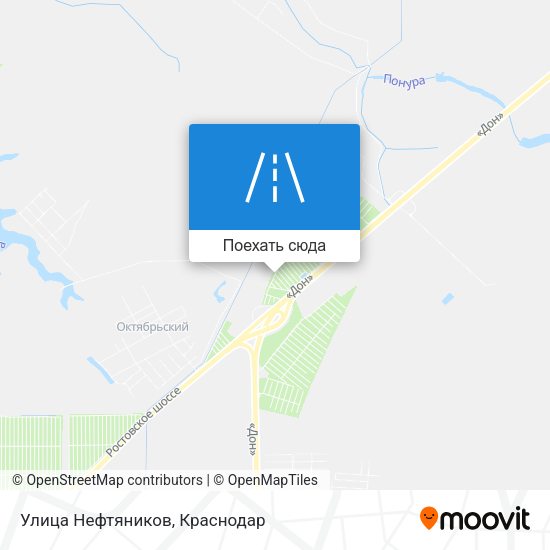 Карта Улица Нефтяников