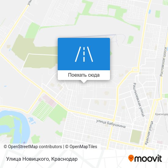 Карта Улица Новицкого