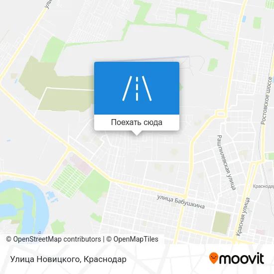 Карта Улица Новицкого