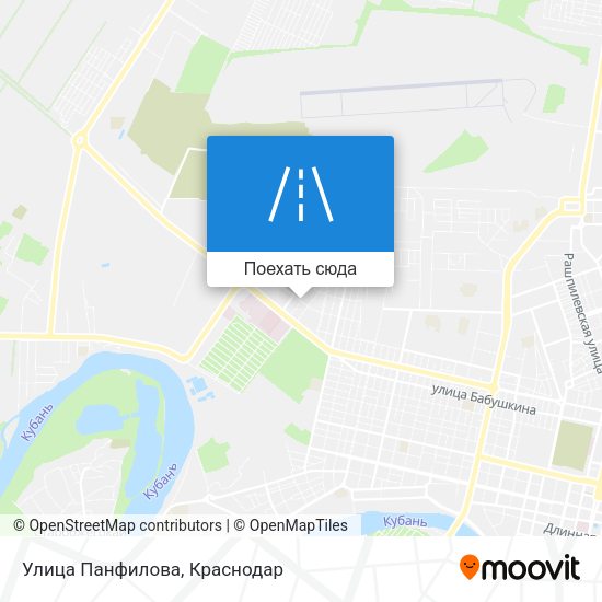 Карта Улица Панфилова
