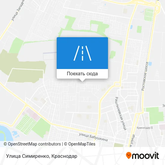 Карта Улица Симиренко