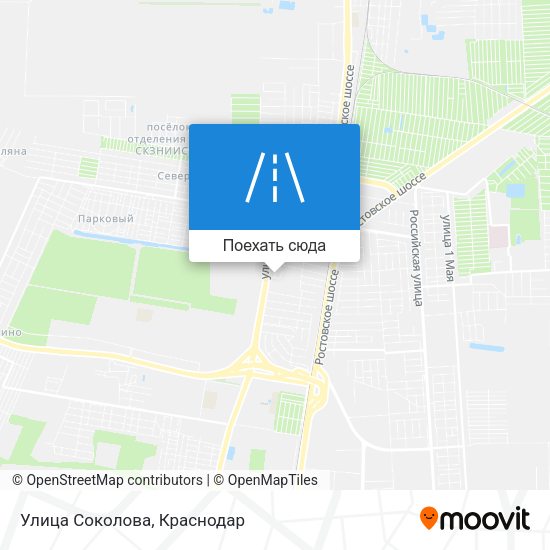 Карта Улица Соколова