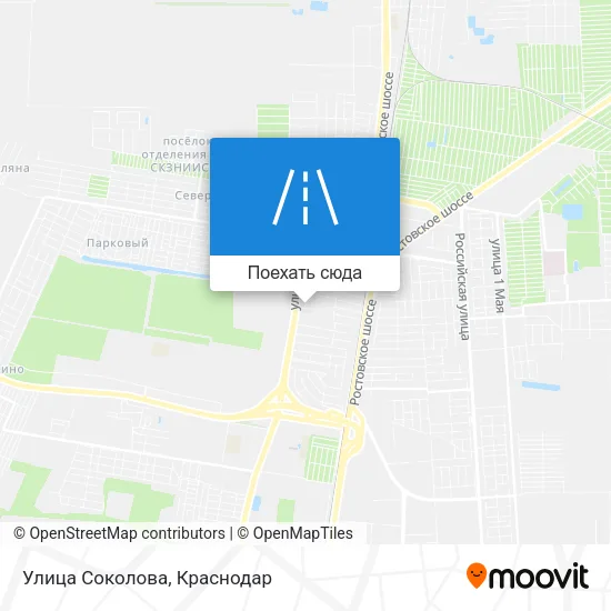 Карта Улица Соколова