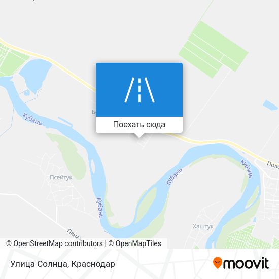 Карта Улица Солнца