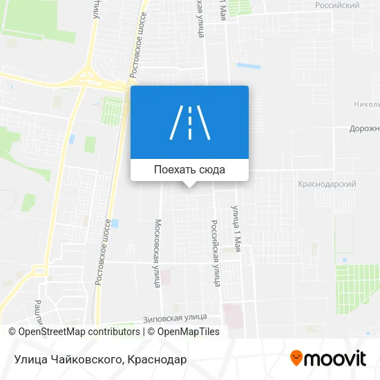 Карта Улица Чайковского