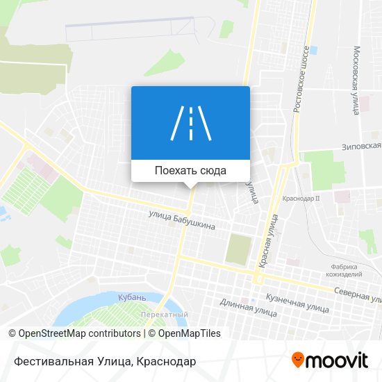 Карта Фестивальная Улица