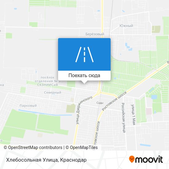 Карта Хлебосольная Улица