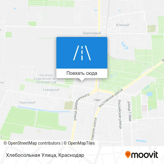 Карта Хлебосольная Улица
