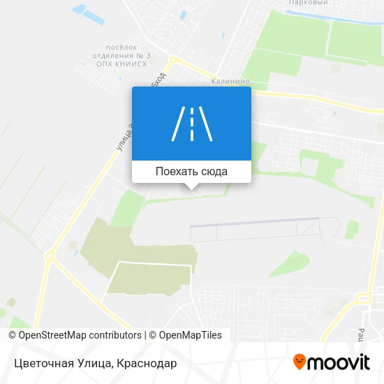 Карта Цветочная Улица