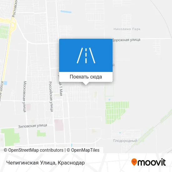 Карта Чепигинская Улица