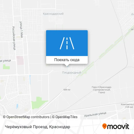 Карта Черёмуховый Проезд