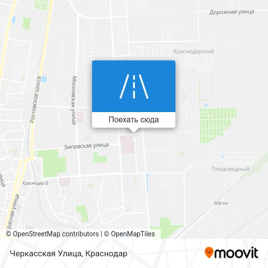 Карта Черкасская Улица