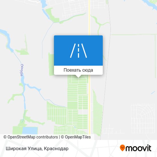 Карта Широкая Улица