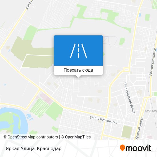 Карта Яркая Улица