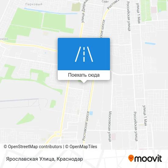 Карта Ярославская Улица