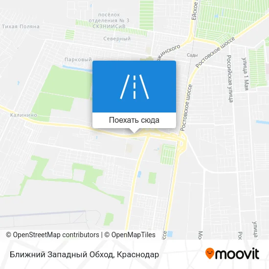 Карта Ближний Западный Обход
