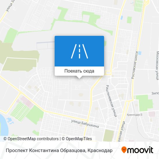 Карта Проспект Константина Образцова