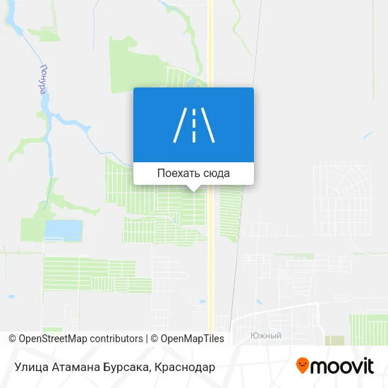 Карта Улица Атамана Бурсака