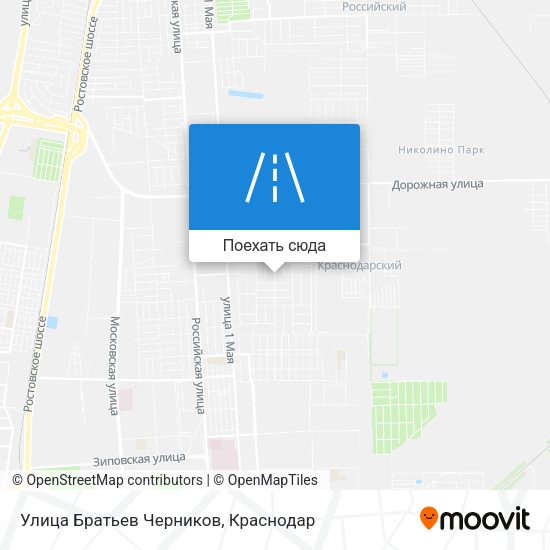 Карта Улица Братьев Черников
