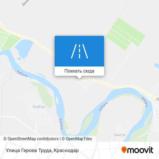 Карта Улица Героев Труда