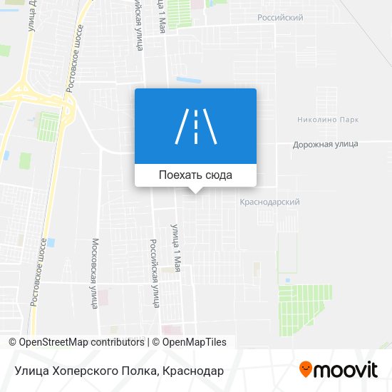 Карта Улица Хоперского Полка
