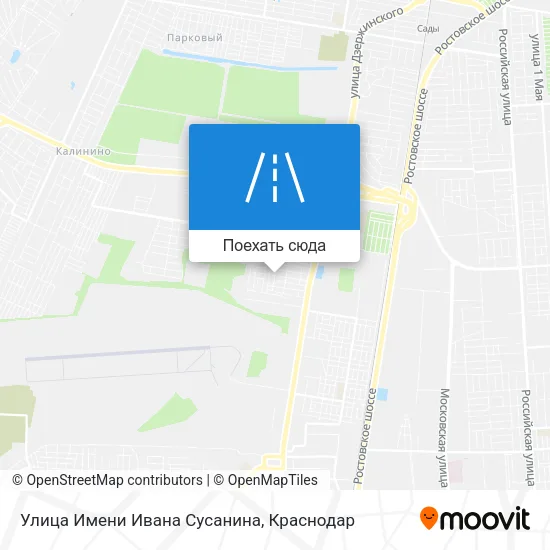 Карта Улица Имени Ивана Сусанина