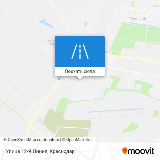Карта Улица 12-Я Линия