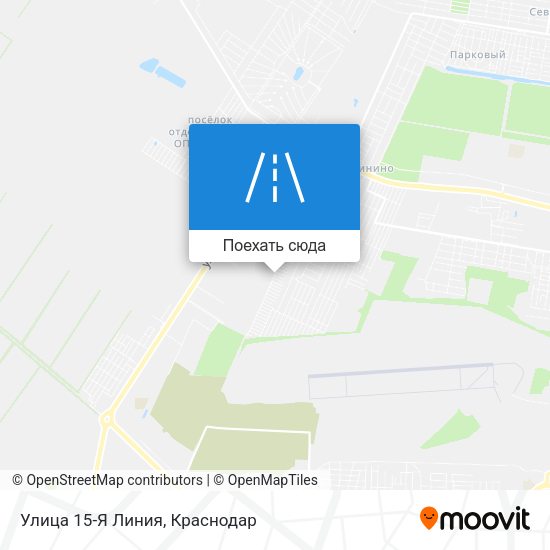 Карта Улица 15-Я Линия