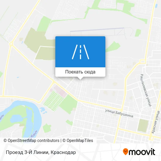 Карта Проезд 3-Й Линии