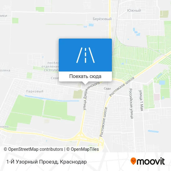 Карта 1-Й Узорный Проезд