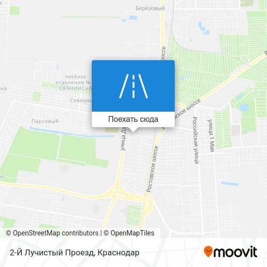 Карта 2-Й Лучистый Проезд